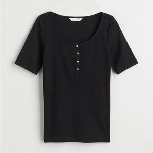 H&M 3/4 sleeve Henley